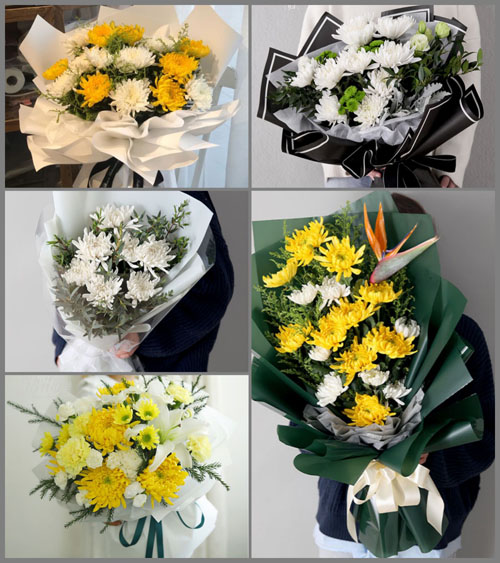 广东肇庆市广宁县坑口镇狮村村白事花束代送